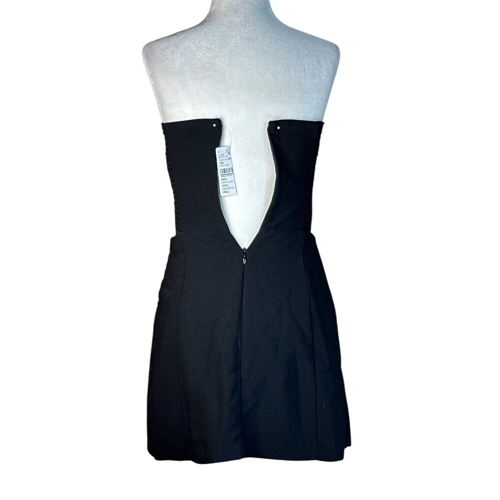Amanda Uprichard Kerry Skort Romper in Black & Ivory X-Small New Womens Dressy - Picture 7 of 15